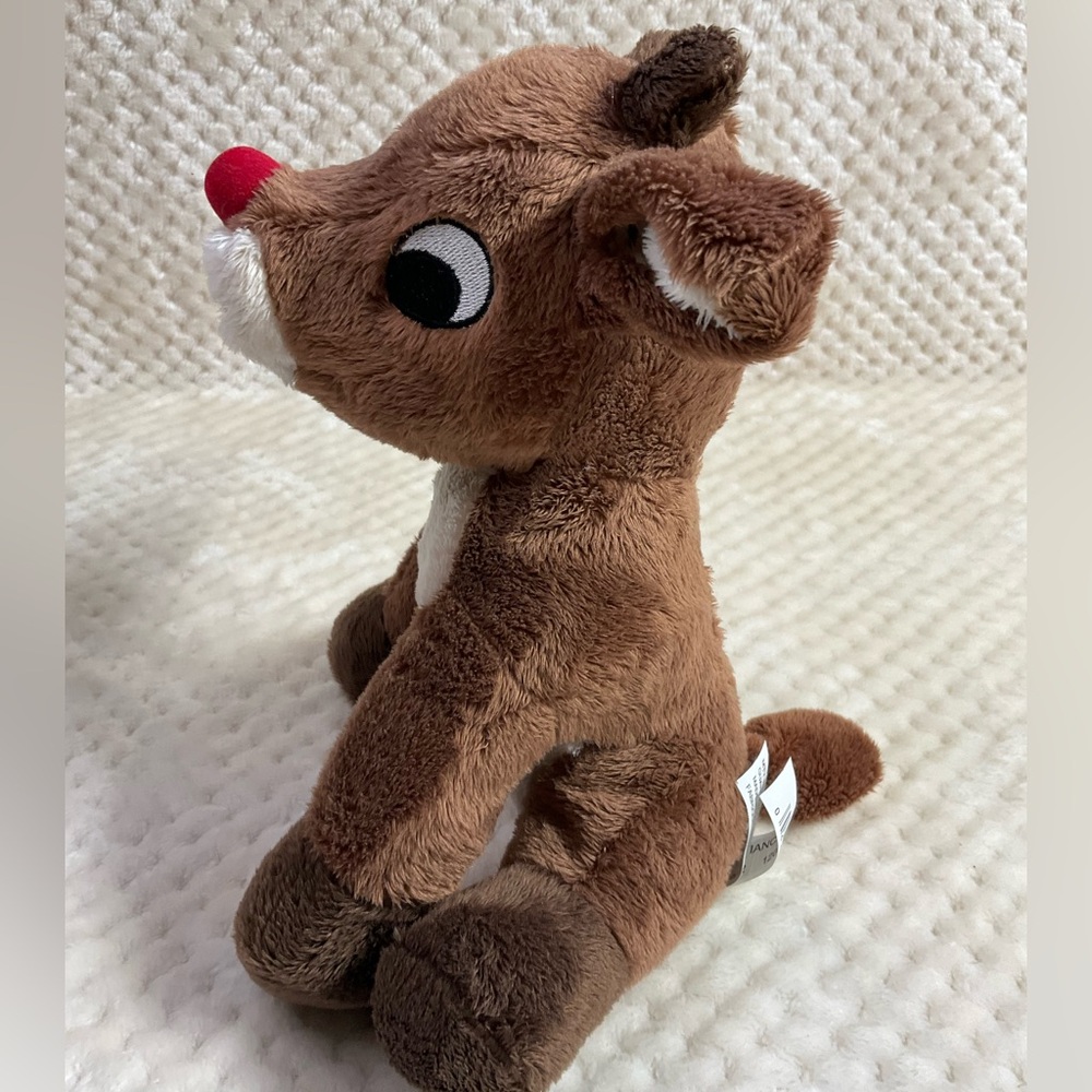 MTY International Plush Rudolph the Red Nosed Reindeer Stuffed Animal Toy